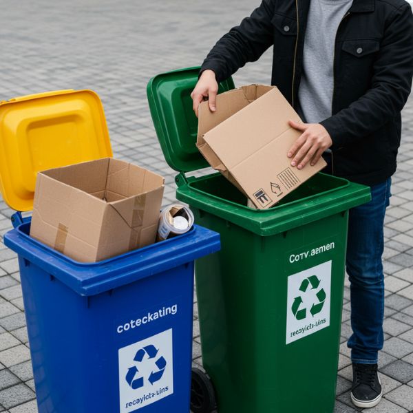 Descarte correto das Embalagens de Papelão Ondulado
